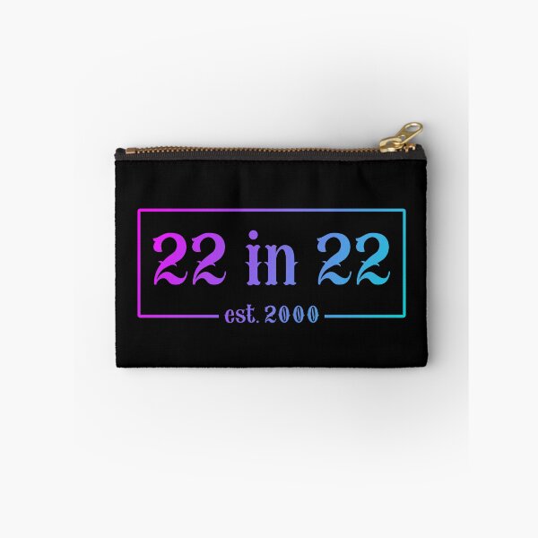 Item preview, 22 in 22 Est 2000 Blue Gradient | 22nd Birthday | Turning 22 in 2022 | 22nd birthday party gift designed and sold by Violet Treasures.
