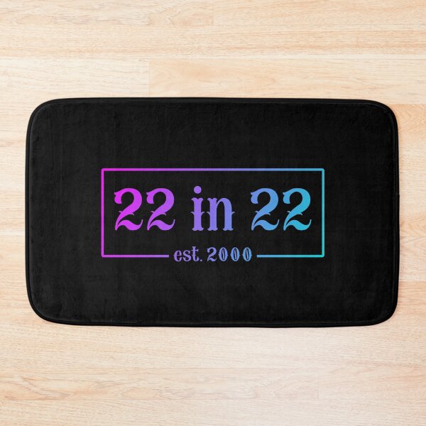 Item preview, 22 in 22 Est 2000 Blue Gradient | 22nd Birthday | Turning 22 in 2022 | 22nd birthday party gift designed and sold by Violet Treasures.