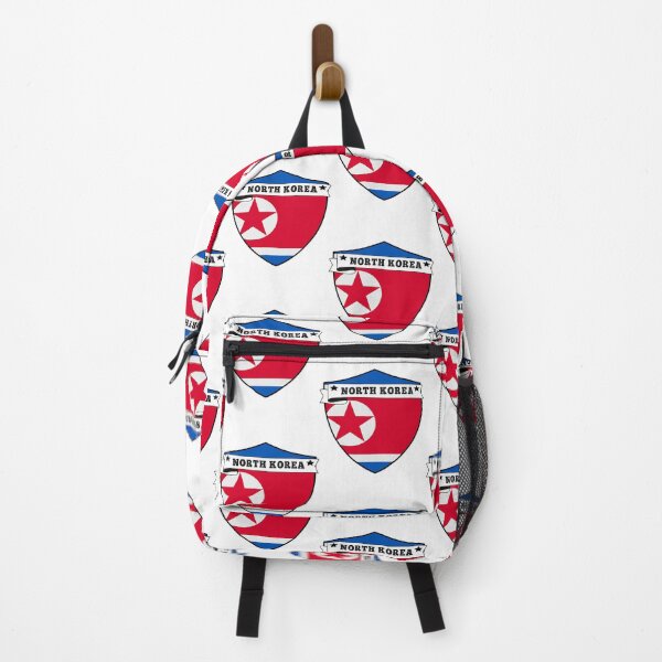 Item preview, NORTH KOREA COUNTRY SHIELD, MINIMALIST NORTH KOREA FLAG, I LOVE NORTH KOREA , BORN IN NORTH KOREA ,  designed and sold by edestiney.