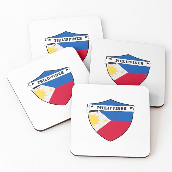 Item preview, PHILIPPINES COUNTRY SHIELD, MINIMALIST PHILIPPINES FLAG, I LOVE PHILIPPINES , BORN IN PHILIPPINES ,  designed and sold by edestiney.