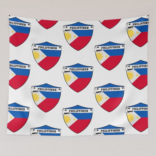 Item preview, PHILIPPINES COUNTRY SHIELD, MINIMALIST PHILIPPINES FLAG, I LOVE PHILIPPINES , BORN IN PHILIPPINES ,  designed and sold by edestiney.