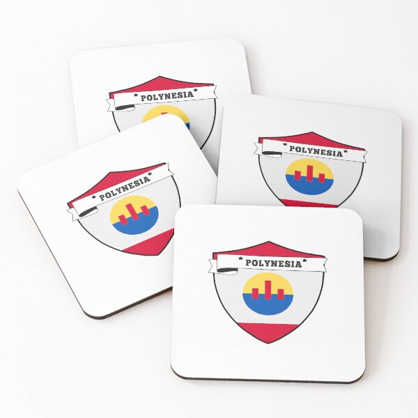 Item preview, POLYNESIA COUNTRY SHIELD, MINIMALIST POLYNESIA FLAG, I LOVE POLYNESIA , BORN IN POLYNESIA , POLYNESI designed and sold by edestiney.