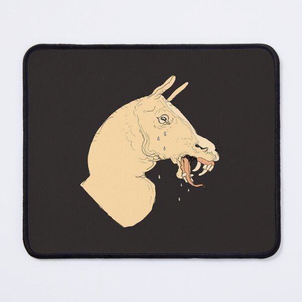 Item preview, Yellow Fanged Horse Sticker designed and sold by AnniThom.