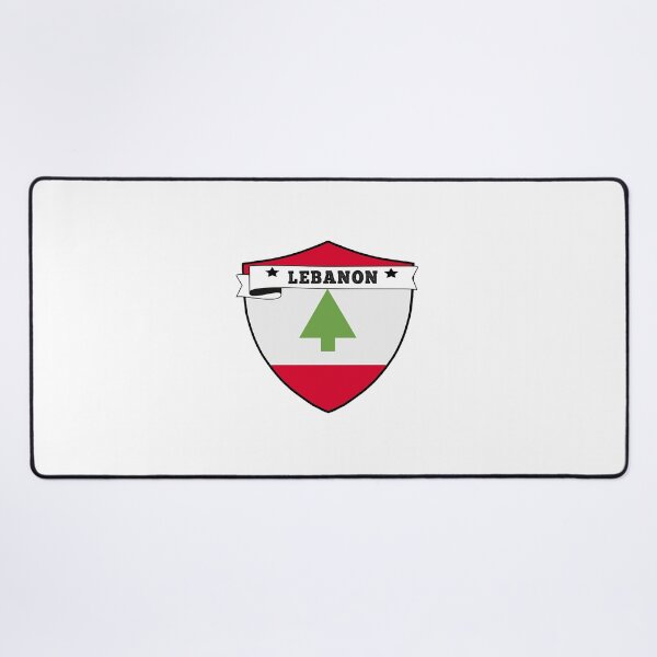 Item preview, LEBANON COUNTRY SHIELD, MINIMALIST LEBANON FLAG, I LOVE LEBANON , BORN IN LEBANON , LEBANON BADGE SH designed and sold by edestiney.