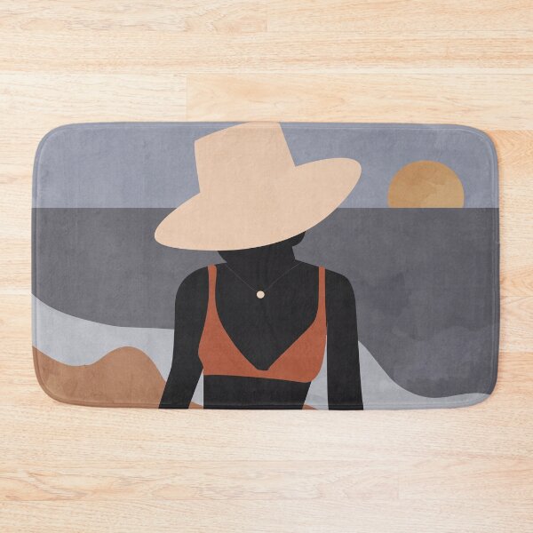 Item preview, Woman at The Beach 1 designed and sold by technicolorable_art.