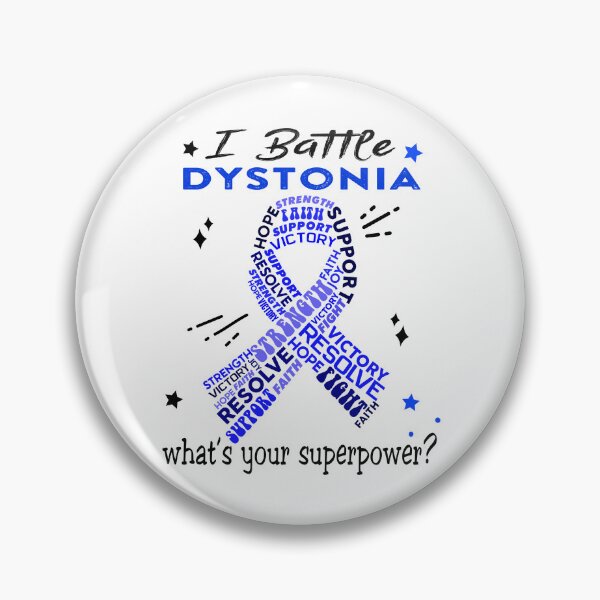Item preview, Dystonia Warrior, I Battle Dystonia What's Your Superpower? designed and sold by Greggwillard.