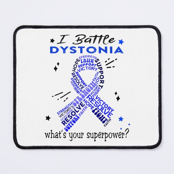 Item preview, Dystonia Warrior, I Battle Dystonia What's Your Superpower? designed and sold by Greggwillard.