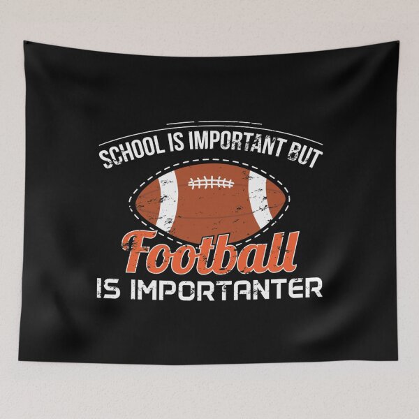 Item preview, School Is Important But Football Is Importanter - Football American Football Gift Classic . designed and sold by YvonneKelle.
