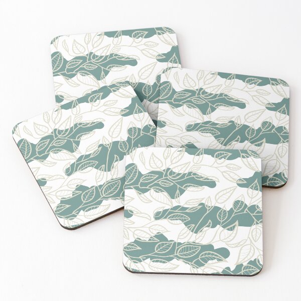 Item preview, Minimalist Leaf Line Art Illustration as a Seamless Surface Pattern Design designed and sold by ZaryaKiqo.