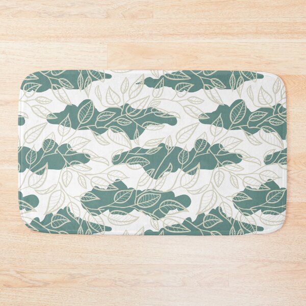 Item preview, Minimalist Leaf Line Art Illustration as a Seamless Surface Pattern Design designed and sold by ZaryaKiqo.