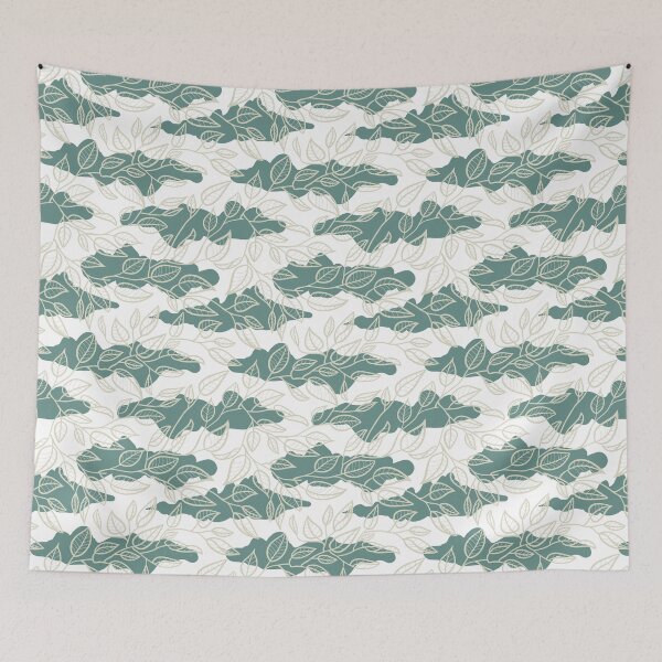 Item preview, Minimalist Leaf Line Art Illustration as a Seamless Surface Pattern Design designed and sold by ZaryaKiqo.