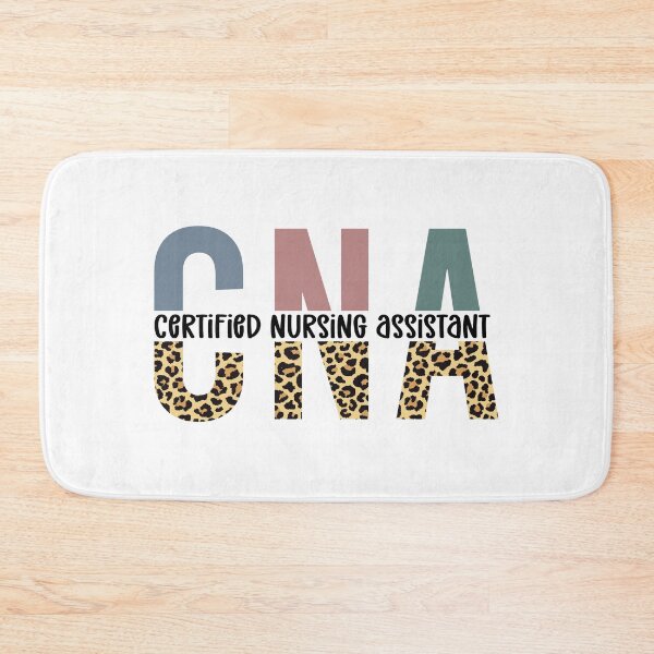 Artikelvorschau, CNA-zertifizierter Pflegeassistent | Geschenke für CNA | CNA Cheetah-Drucktypografie entworfen und verkauft von Violet Treasures.