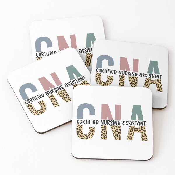 Artikelvorschau, CNA-zertifizierter Pflegeassistent | Geschenke für CNA | CNA Cheetah-Drucktypografie entworfen und verkauft von Violet Treasures.