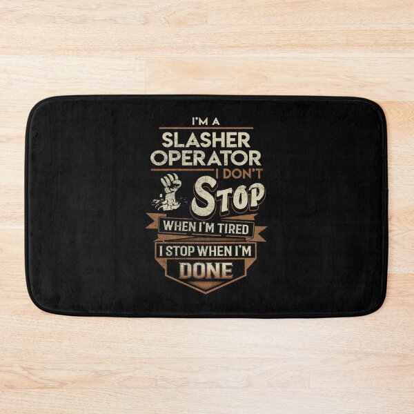 Item preview, Slasher Operator T Shirt - I Stop When Done Job Gift Item Tee designed and sold by natalinedk.