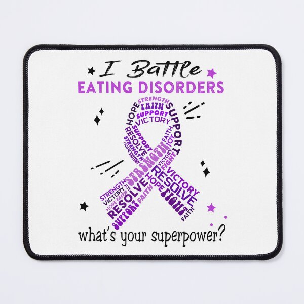 Item preview, Eating disorders Warrior, I Battle Eating disorders What's Your Superpower? designed and sold by Greggwillard.