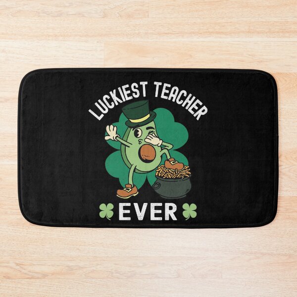 Item preview, Luckiest Teacher Ever, St Patricks Day Avocado designed and sold by Fabvity.