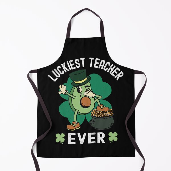 Item preview, Luckiest Teacher Ever, St Patricks Day Avocado designed and sold by Fabvity.