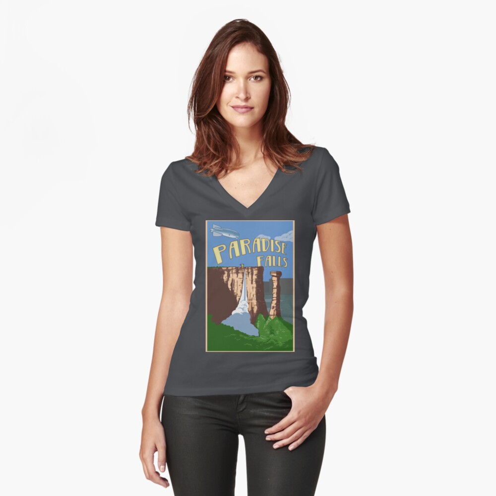 Item preview, Fitted V-Neck T-Shirt designed and sold by BGWdesigns.