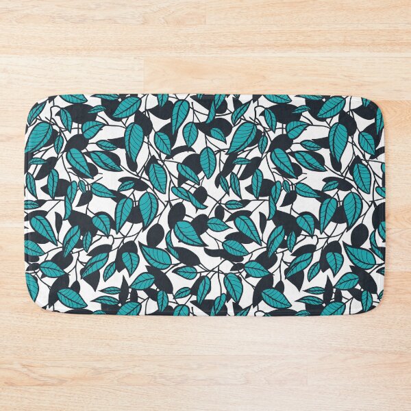 Item preview, Minimalist Leaf Line Art Illustration as a Seamless Surface Pattern Design designed and sold by ZaryaKiqo.