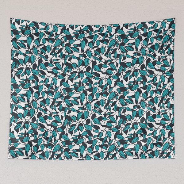 Item preview, Minimalist Leaf Line Art Illustration as a Seamless Surface Pattern Design designed and sold by ZaryaKiqo.