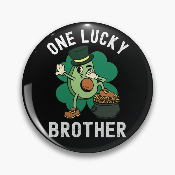 Item preview, One Lucky Brother - St. Patricks Day Avocado designed and sold by Fabvity.
