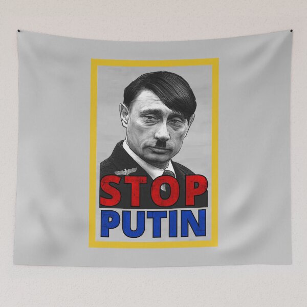 Item preview, STOP PUTIN ANTI-WAR PROTEST RUSSIA designed and sold by DoodlrMob.