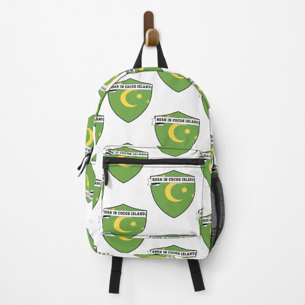 Item preview, BORN IN COCOS ISLAND , COCOS ISLAND COUNTRY SHIELD, MINIMALIST COCOS ISLAND FLAG, I LOVE COCOS ISLAN designed and sold by edestiney.