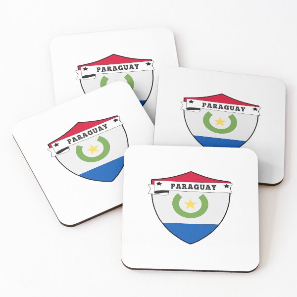 Item preview, PARAGUAY COUNTRY SHIELD, MINIMALIST PARAGUAY FLAG, I LOVE PARAGUAY , BORN IN PARAGUAY , PARAGUAY BAD designed and sold by edestiney.