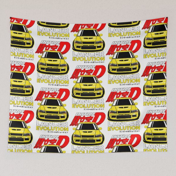 Item preview, Lancer yellow initial d  designed and sold by marprfeune.