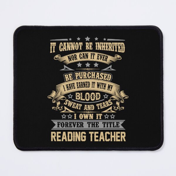 Item preview, Reading Teacher T Shirt - Forever The Title Job Gift Item Tee designed and sold by celiagomez456.