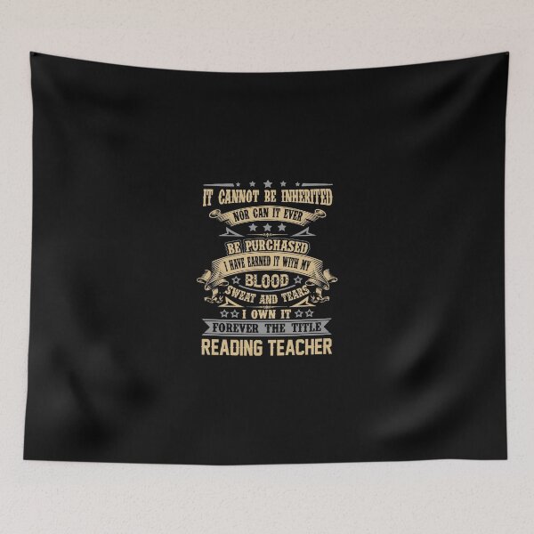 Item preview, Reading Teacher T Shirt - Forever The Title Job Gift Item Tee designed and sold by celiagomez456.