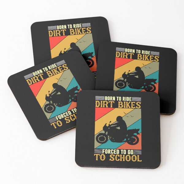 Item preview, Born To Ride Dirt Bikes Forced To Go To School designed and sold by 3colors3.