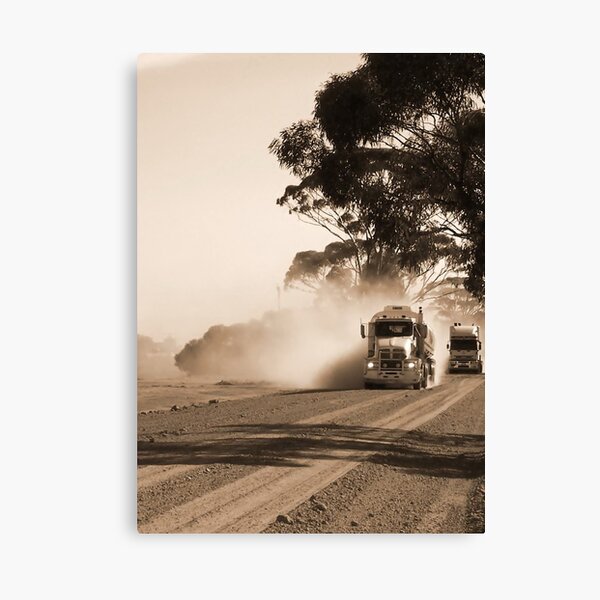 Bulldust Drive Canvas Print