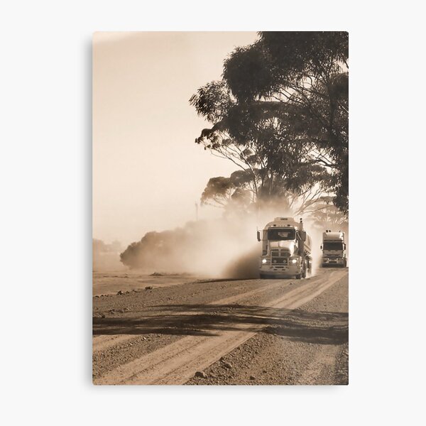 Bulldust Drive Metal Print
