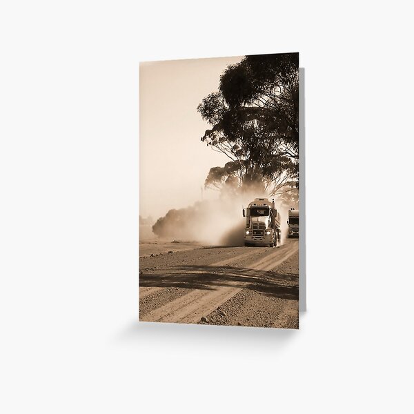 Bulldust Drive Greeting Card