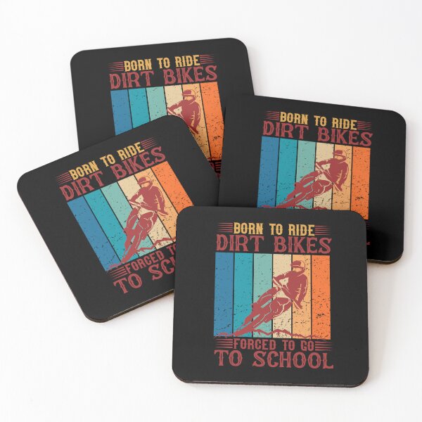 Item preview, Born To Ride Dirt Bikes Forced To Go To School designed and sold by 3colors3.