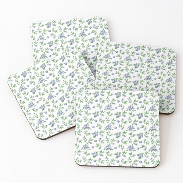 Item preview, Watercolor beautiful forest blueberry pattern  designed and sold by Natallia Leanovich.