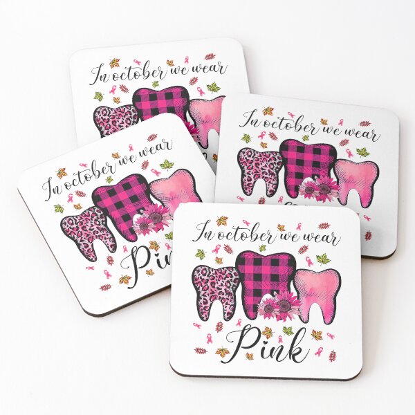 Item preview, In October We Wear Pink Breast Cancer Dentist Dental designed and sold by NevaehRey.