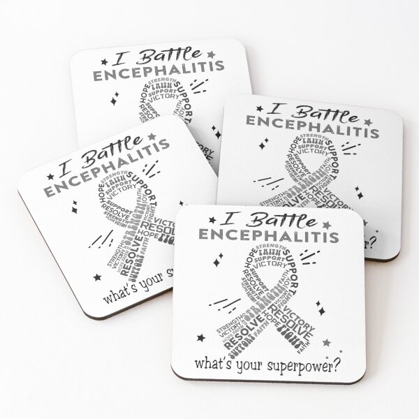 Item preview, Encephalitis Warrior, I Battle Encephalitis What's Your Superpower? designed and sold by Greggwillard.