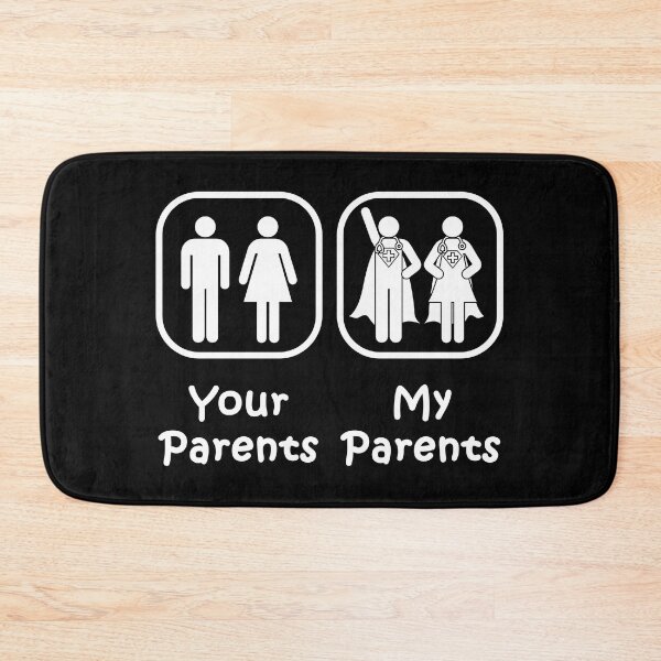 Item preview, parents who are doctors are superheroes (English) designed and sold by GiborDesign.