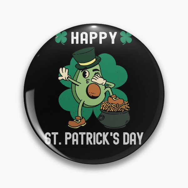 Item preview, Happy St. Patricks Day - Dabbing Avocado designed and sold by Fabvity.