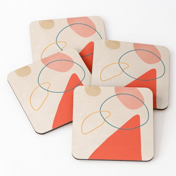 Item preview, Nordic Organic Abstract Shapes designed and sold by technicolorable_art.