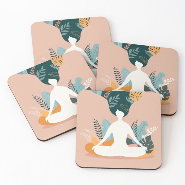Item preview, Mindfulness, meditation and yoga background in pastel vintage colors designed and sold by Bkstores.