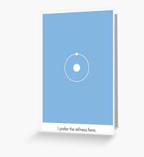 Dr. Manhattan Stillness Greeting Card