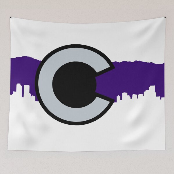 Artikelvorschau, Colorado-Staatsflagge - Rockies 3 entworfen und verkauft von HootMoose.