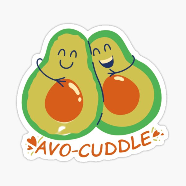 Avacado frends Sticker