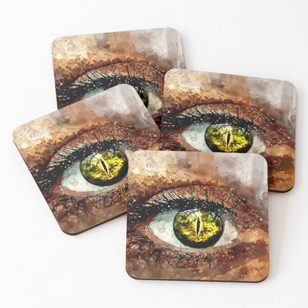 Item preview, Watercolor crocodile eye designed and sold by CCC2021.