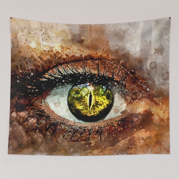 Item preview, Watercolor crocodile eye designed and sold by CCC2021.