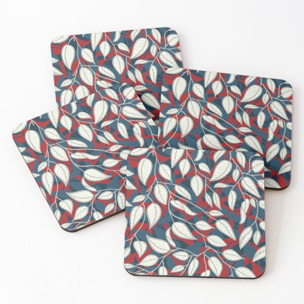 Item preview, Minimalist Leaf Line Art Illustration as a Seamless Surface Pattern Design designed and sold by ZaryaKiqo.