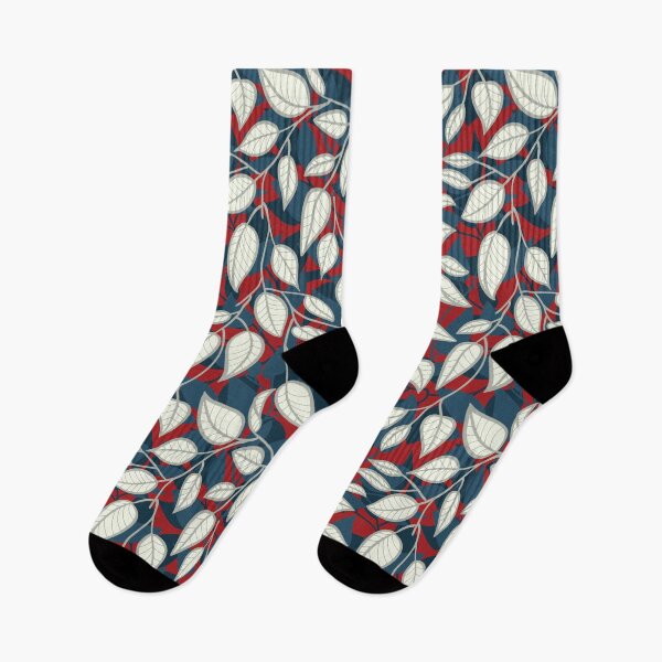 Item preview, Minimalist Leaf Line Art Illustration as a Seamless Surface Pattern Design designed and sold by ZaryaKiqo.